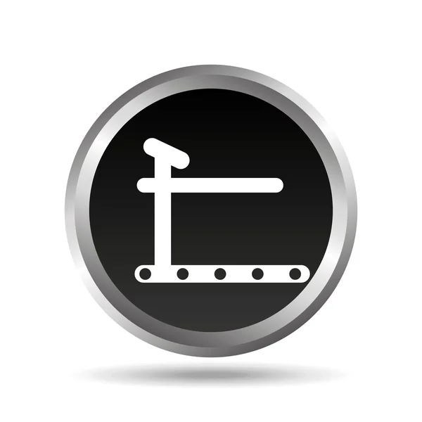 Gimnasio entrenamiento diseño — Vector de stock