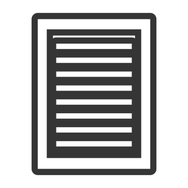 Beyaz ortam simgesi, vektör grafiği