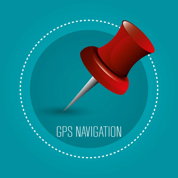 Design de navegação gps —  Vetores de Stock