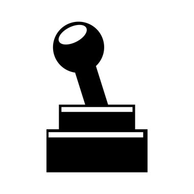 Denetim video oyunu simgesi tasarım izole