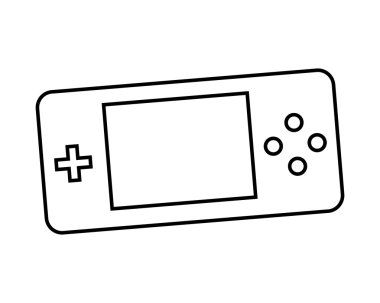 Denetim video oyunu simgesi tasarım izole