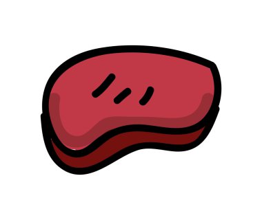 et kesme izole simge tasarım