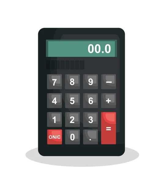 Kalkulačka, samostatný návrh — Stockový vektor