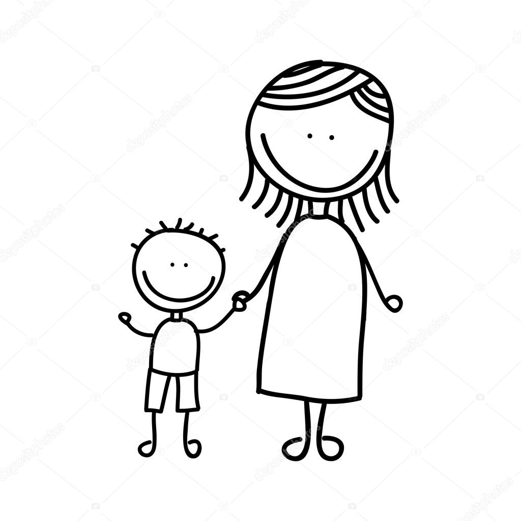 Resultado de imagen para hijo dibujo