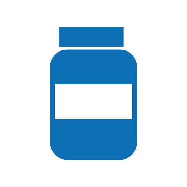 Fles drugs geïsoleerde pictogram ontwerp — Stockvector