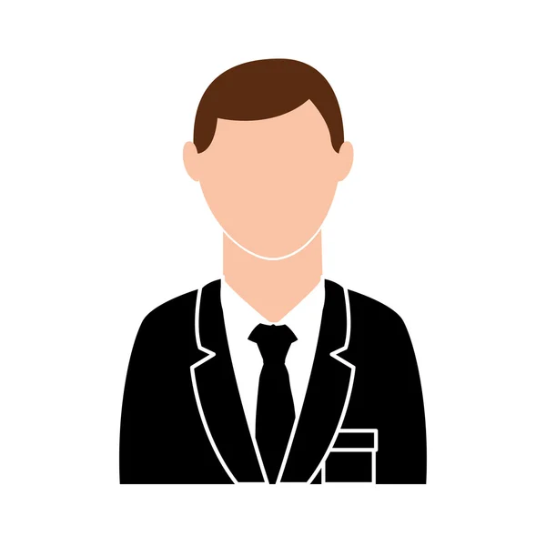 Samostatný podnikatel avatar ikony designu — Stockový vektor