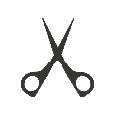 kesme makası izole simgesi tasarım