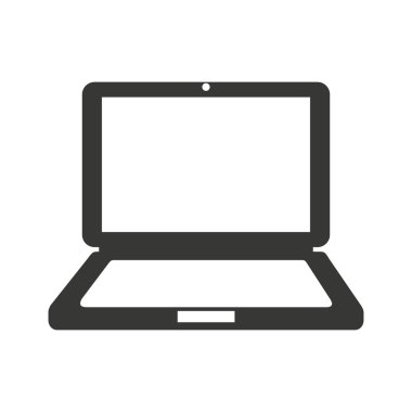 bilgisayar dizüstü izole simgesi