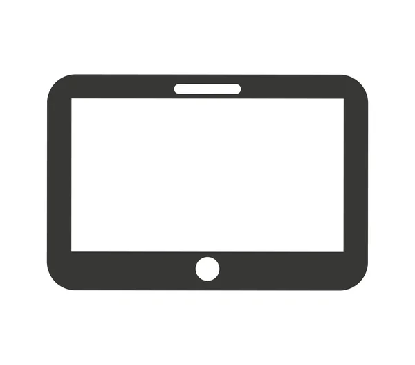 Tablet-Gerät isoliert Icon-Design — Stockvektor