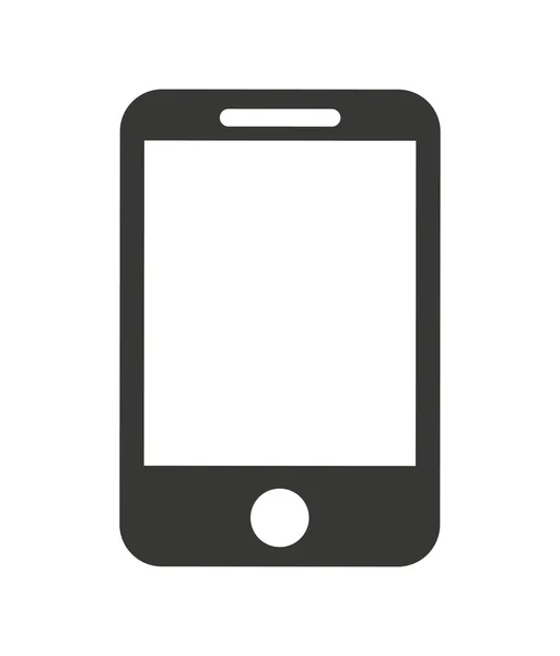 Smartphoneapparaat geïsoleerd pictogram ontwerp — Stockvector