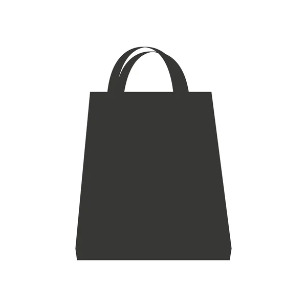 Bolsa de compras diseño icono aislado — Vector de stock