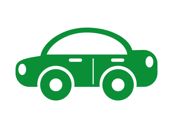 Auto silhouet geïsoleerd pictogram ontwerp — Stockvector