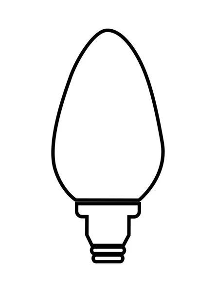 Bulb isolated icon design — Stock Vector