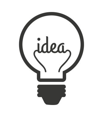 izole ampul simgesi tasarım