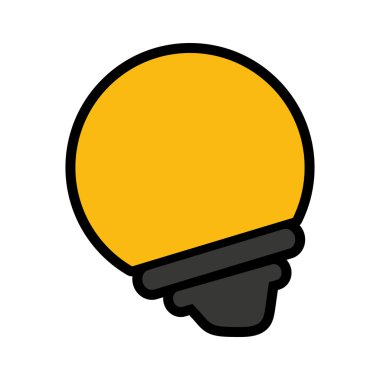 izole ampul simgesi tasarım