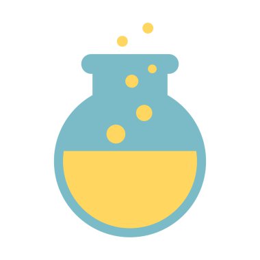 tüp test laboratuarı izole simgesi