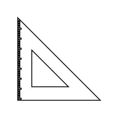 kural kadrosu izole simgesi