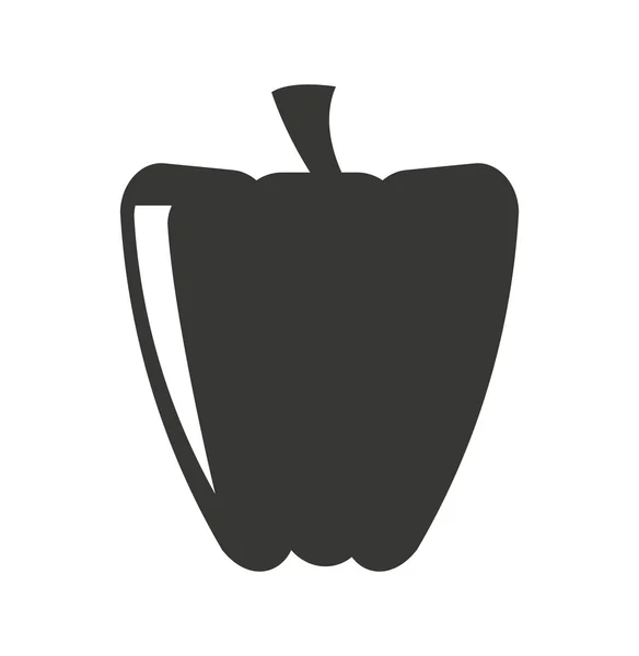 Fresh pepper  isolated icon design — Stock Vector