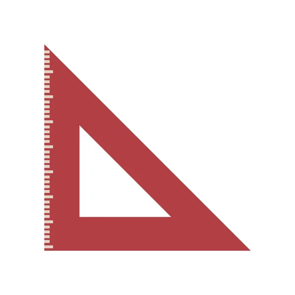 Règle escouade icône isolée design — Image vectorielle