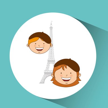 Dünya tasarım etrafında çocuklar