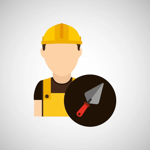 Diseño de herramientas de construcción — Vector de stock