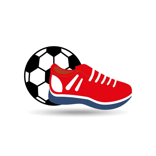 Soccer design sportif — Image vectorielle