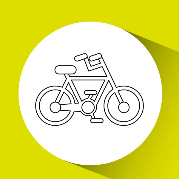 Diseño del sello de bicicleta — Vector de stock