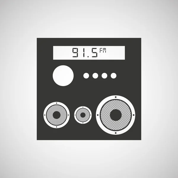 Music player design — Stock Vector