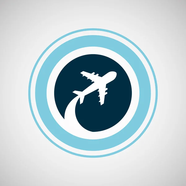 Conception de vol d'avion — Image vectorielle
