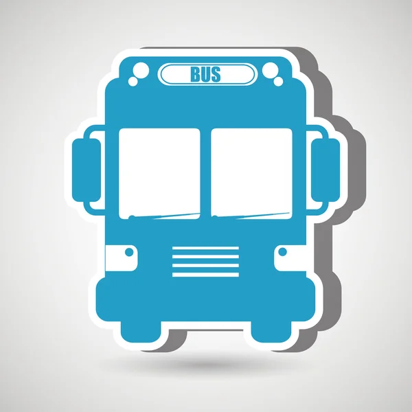 버스 디자인 여행 — 스톡 벡터