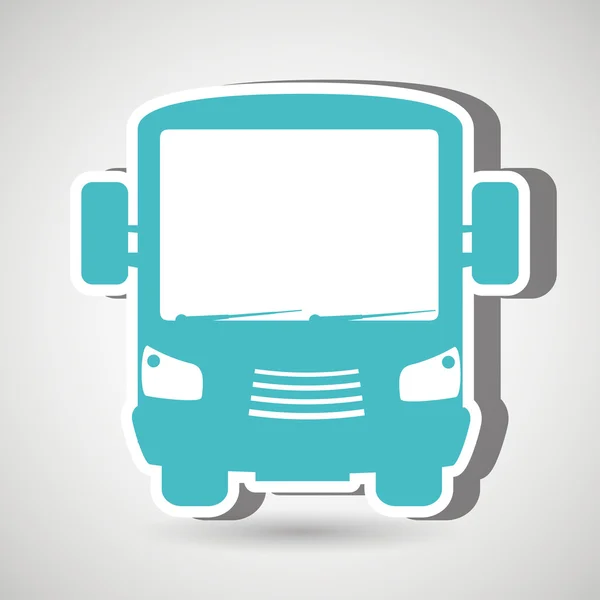 Travel by bus design — Stock Vector