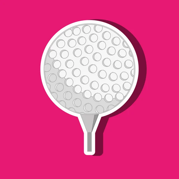 Golf apparatuur ontwerp — Stockvector