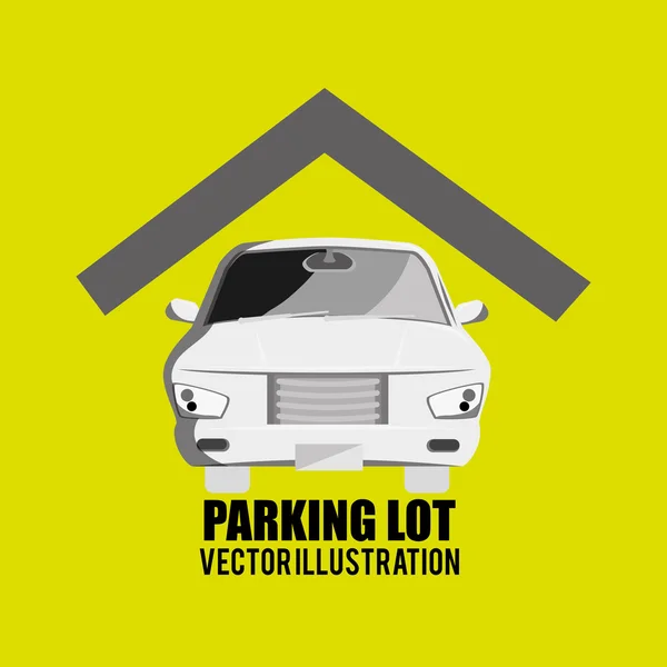 Diseño de estacionamiento — Archivo Imágenes Vectoriales