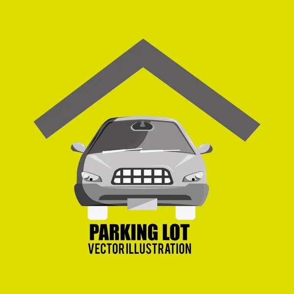 Parcheggio design — Vettoriale Stock