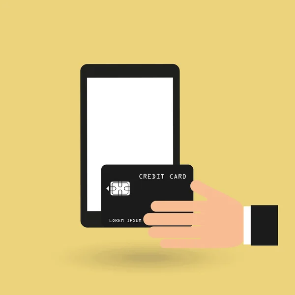 Creditcard ontwerp — Stockvector