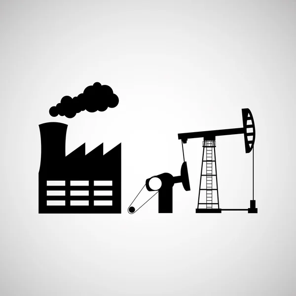 石油工业设计 — 图库矢量图片