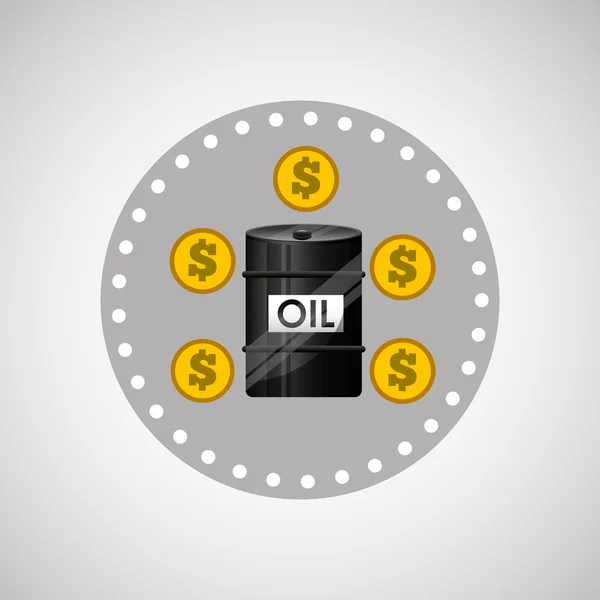 Progettazione industria petrolifera — Vettoriale Stock