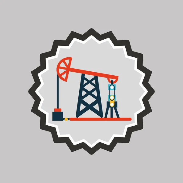 석유 산업 디자인 — 스톡 벡터