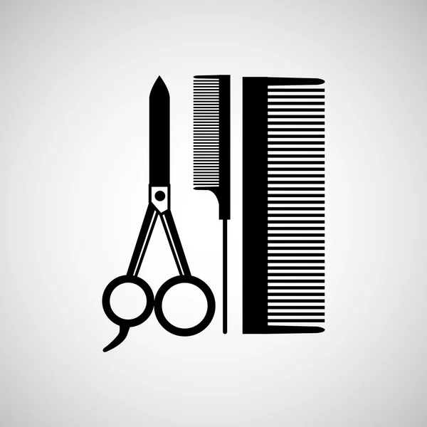 Дизайн парикмахерской — стоковый вектор