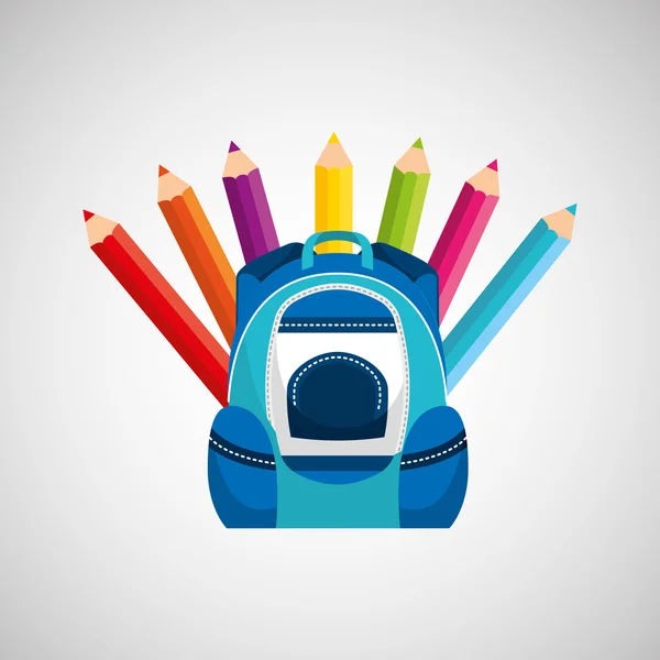 Diseño del concepto educativo — Vector de stock