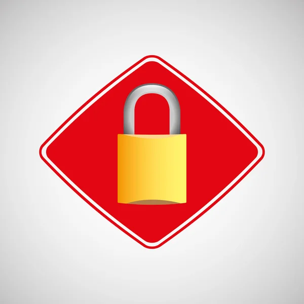 Diseño del sistema de seguridad — Vector de stock