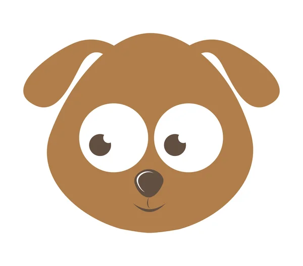 Cute dog character — Stock Vector