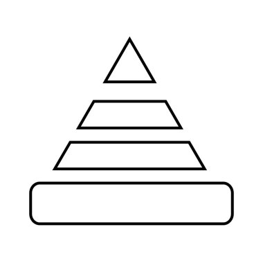 dikkat coneisolated simgesi tasarım