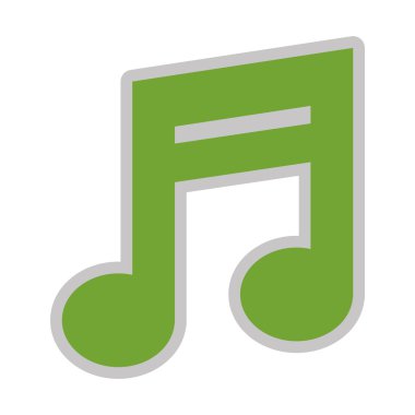 Müzik Not simgesi tasarım