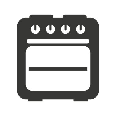 izole fırın simgesi tasarım