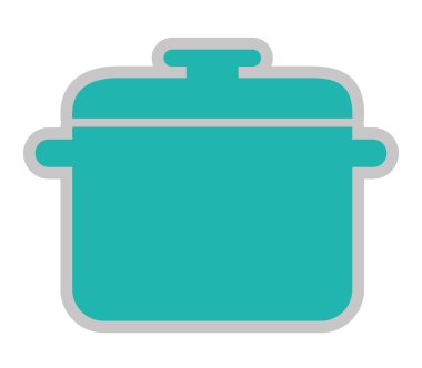 simgesi tasarım mutfak ot izole