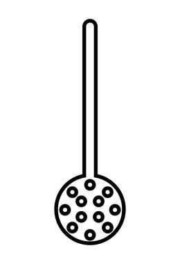 Fried kaşık simgesi tasarım