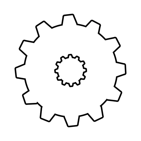 歯車機械スタイル — ストックベクタ