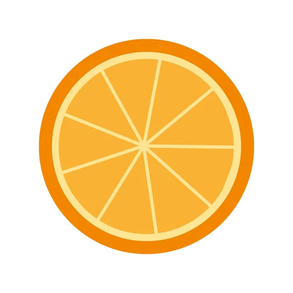 Citrusfrukter isolerade ikon design — Stock vektor