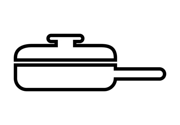 Kök pan ikon design — Stock vektor